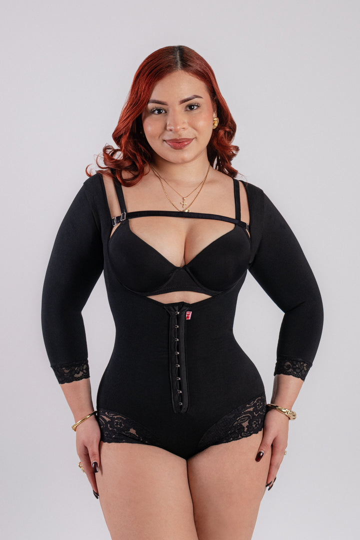 BODY DOBLE COMPRESION MANGA 3/4